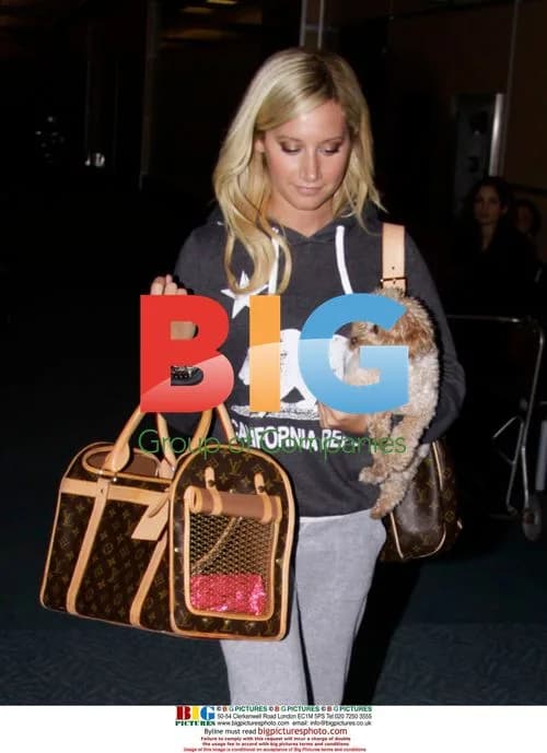 Ashley Tisdale with Dog Maui