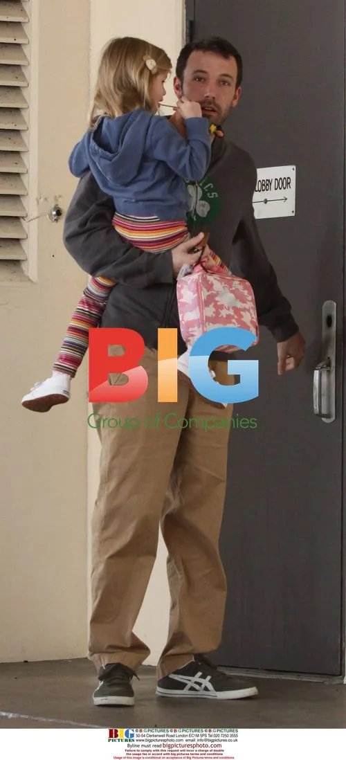 Ben Affleck with daughter Violet