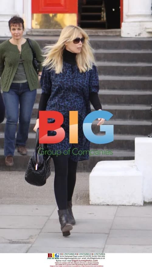 Claudia Schiffer on School Run