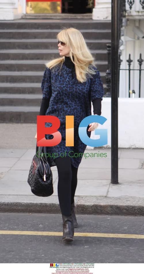 Claudia Schiffer on School Run