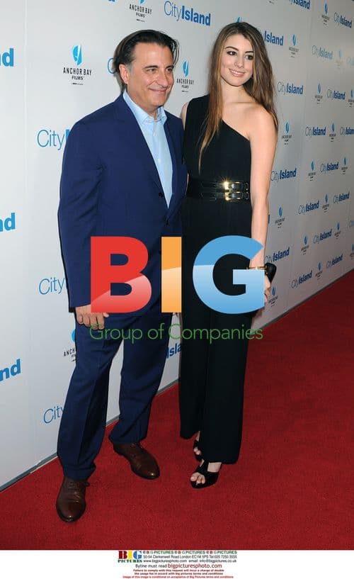 Andy Garcia and daughter at 'City Island' premiere