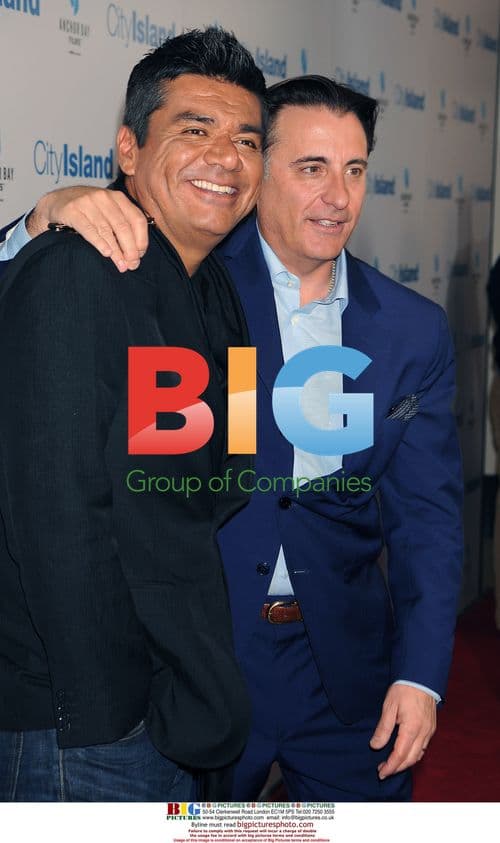 George Lopez and Andy Garcia at "City Island" Premiere