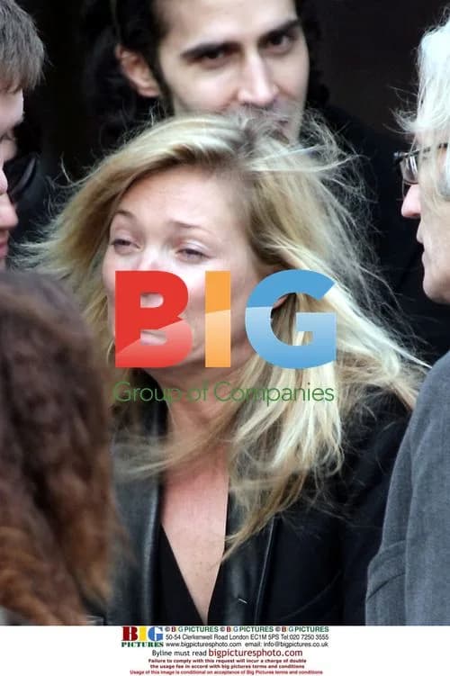 Kate Moss at Jesse Hanbury Funeral