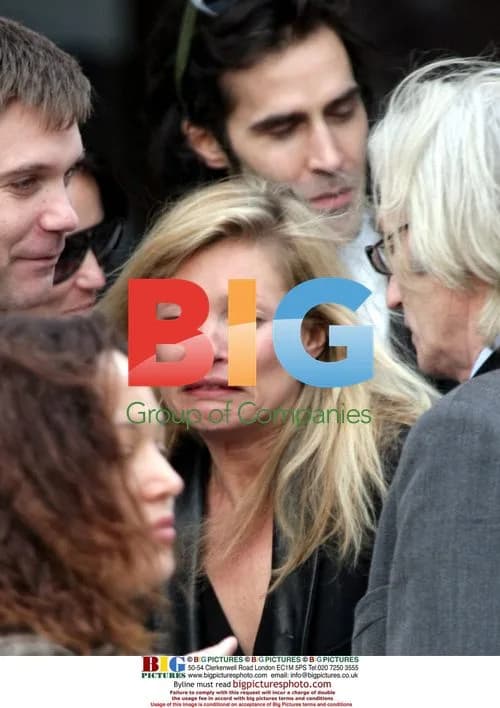 Kate Moss Smoking After Funeral