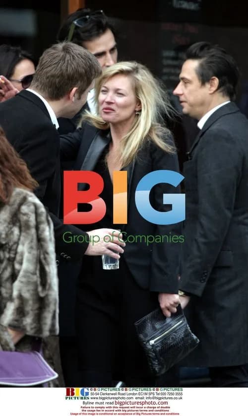 Kate Moss at Funeral