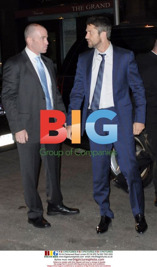 Gerard Butler at 'Bounty Hunter' party