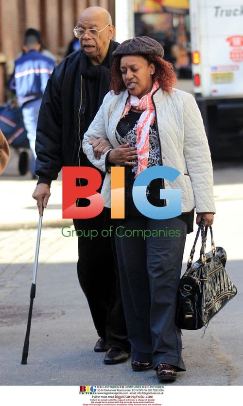 Geoffrey Holder and CCH Pounder in Soho, NYC