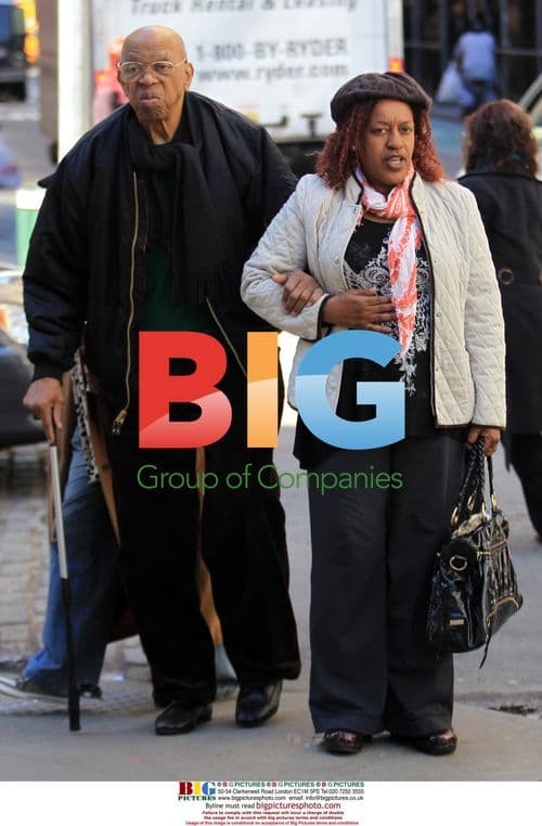 Geoffrey Holder and CCH Pounder in Soho, NYC