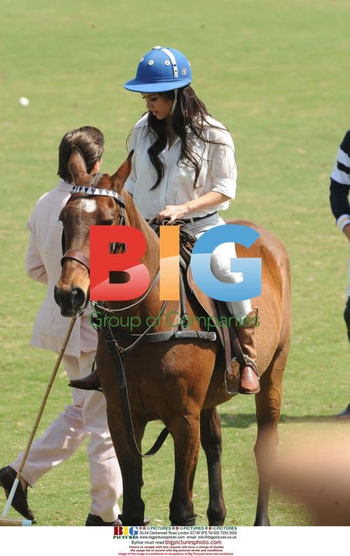 Kourtney, Scott, and Mason Take Polo Lesson