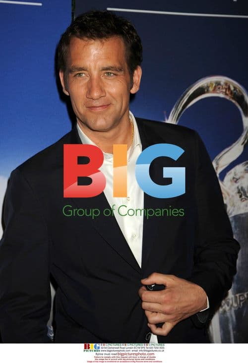 Clive Owen at UEFA Trophy Unveiling