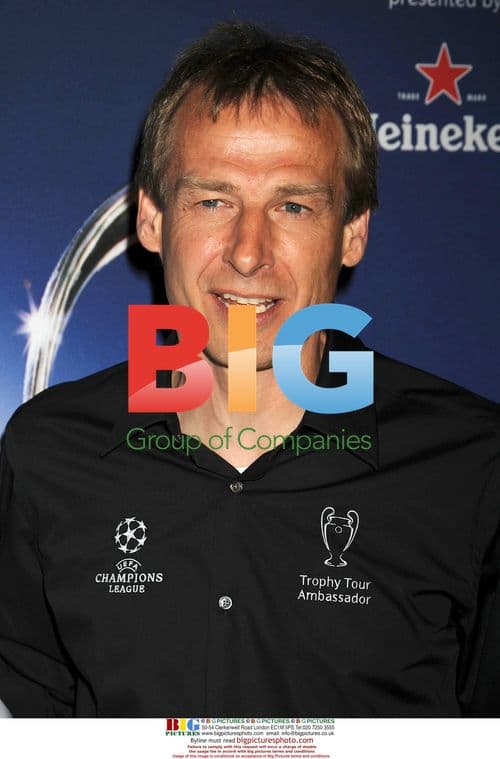 Jurgen Klinsmann at UEFA Champions League Trophy Unveiling