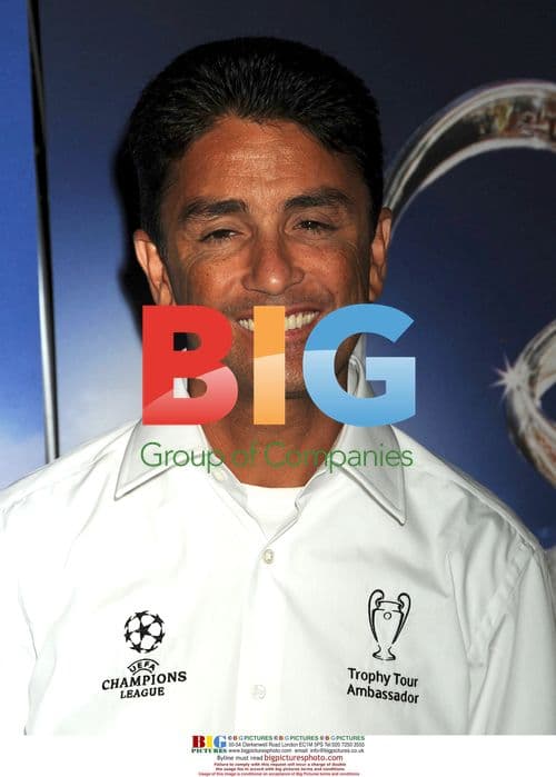 Bebeto at UEFA Champions League Trophy Unveiling