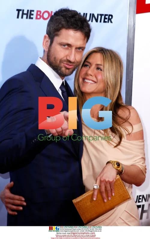 Gerard Butler and Jennifer Aniston at 'The Bounty Hunter' premiere