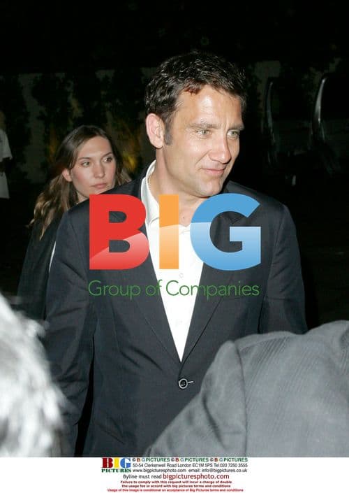 Clive Owen Parties in Hollywood