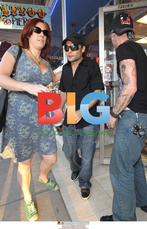 Corey Feldman Gets Tattoo