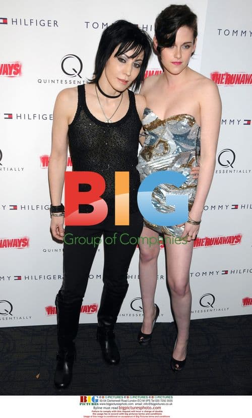 Joan Jett & Kristen Stewart at 'The Runaways' Premiere