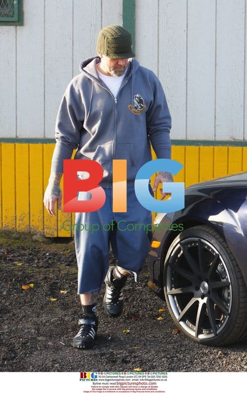 Jesse James Dropping Kids Off at School