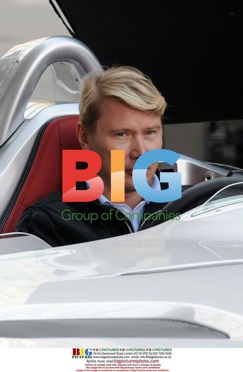 Mika Hakkinen Shoots Mercedes Ad