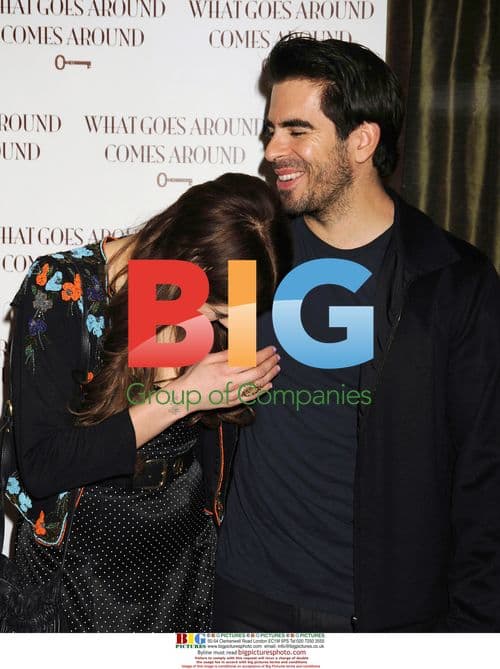 Peaches Geldof and Eli Roth at What Goes Around Comes Around party