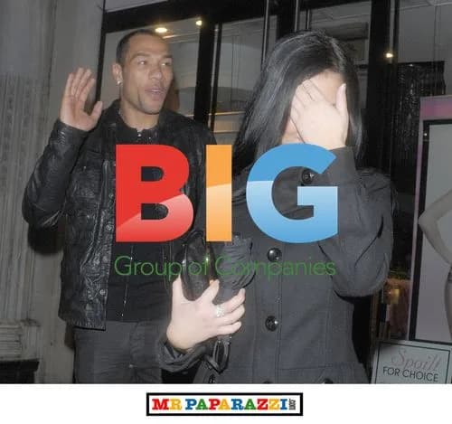 Aston Villa's John Carew with mystery woman