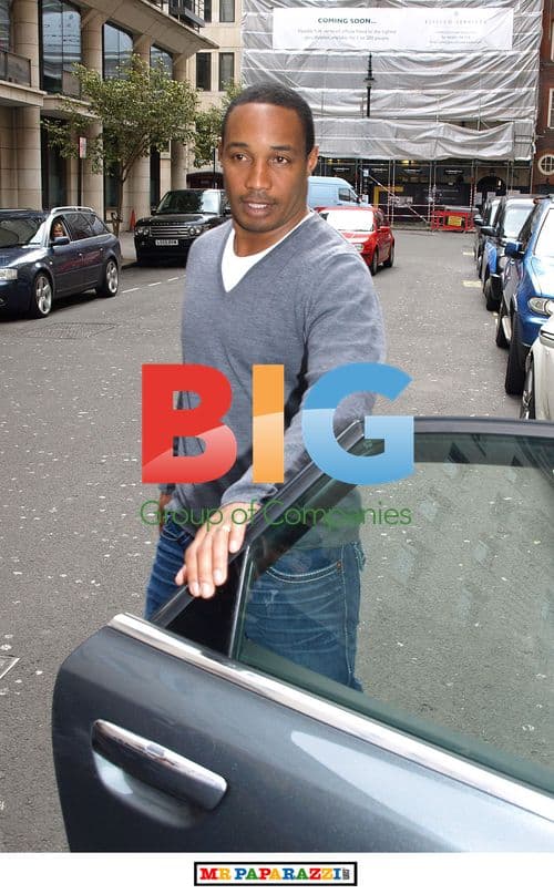 Paul Ince outside Mayfair hotel