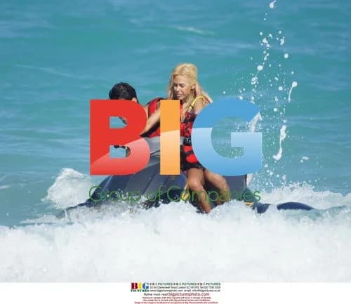 Shauna Lamas and Boyfriend on Jetski
