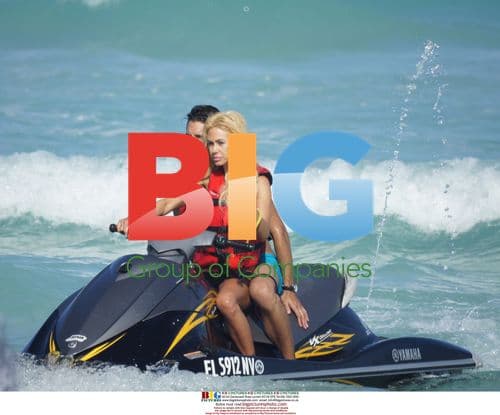 Shauna Lamas and Boyfriend Jet Skiing in Miami