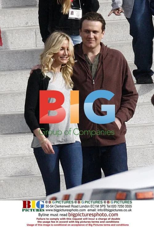 Cameron Diaz, Justin Timberlake and Jason Segel on 'Bad Teacher' set