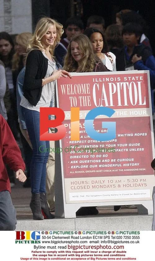 Cameron Diaz, Justin Timberlake and Jason Segel on 'Bad Teacher' set
