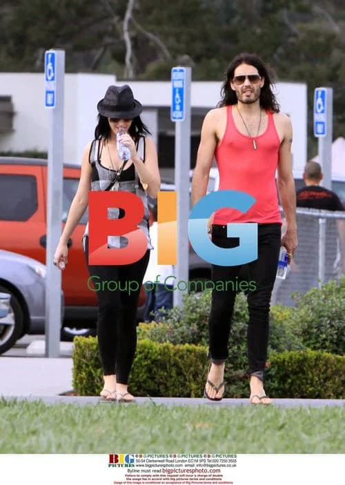 Russell Brand & Katy Perry Hike in LA