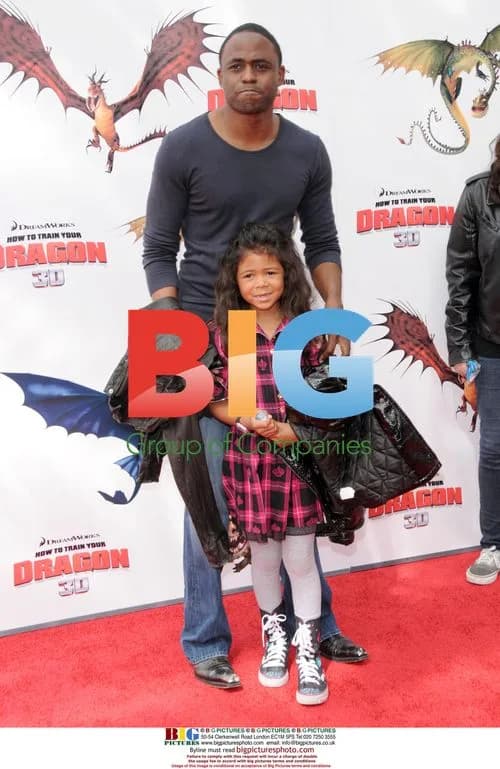 Wayne Brady and Daughter at Film Premiere