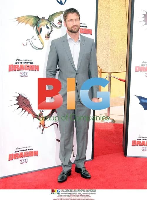 Gerard Butler at How to Train Your Dragon Premiere
