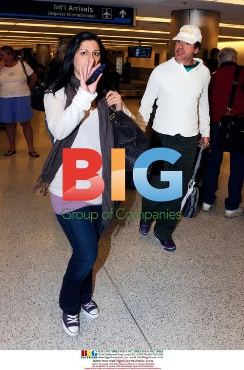 Robert Downey Jr. Arriving at Miami Airport