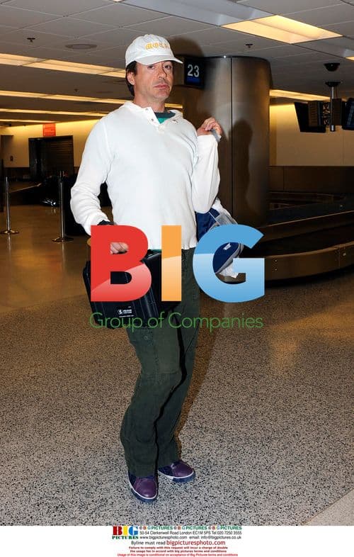 Robert Downey Jr. at Miami Airport
