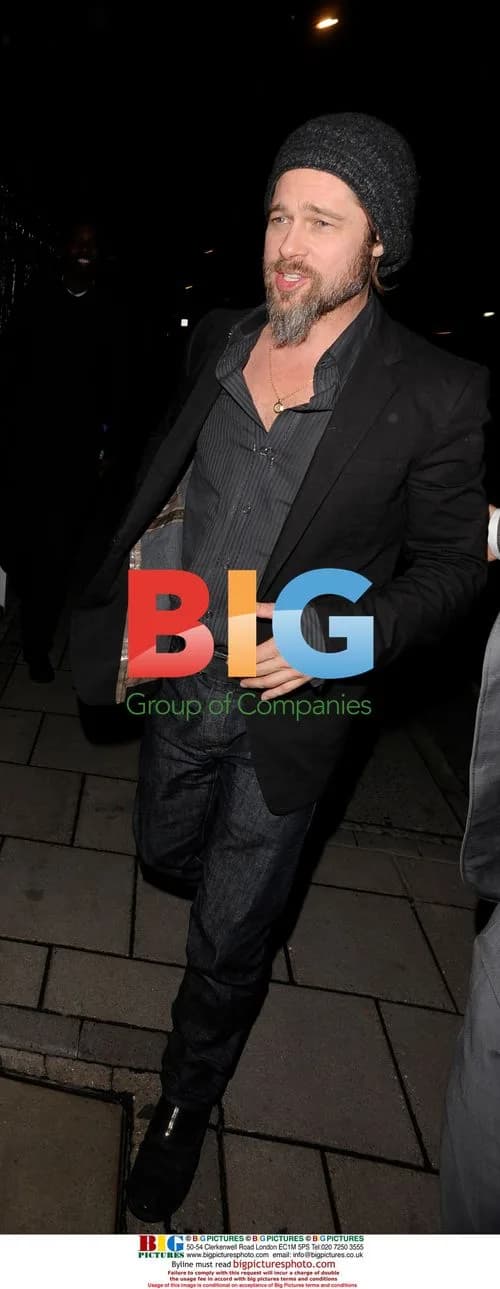Brad Pitt Arriving at Claridges, London