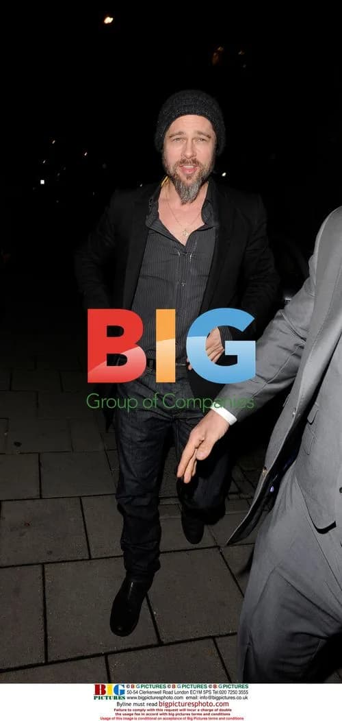 Brad Pitt at Claridges, London