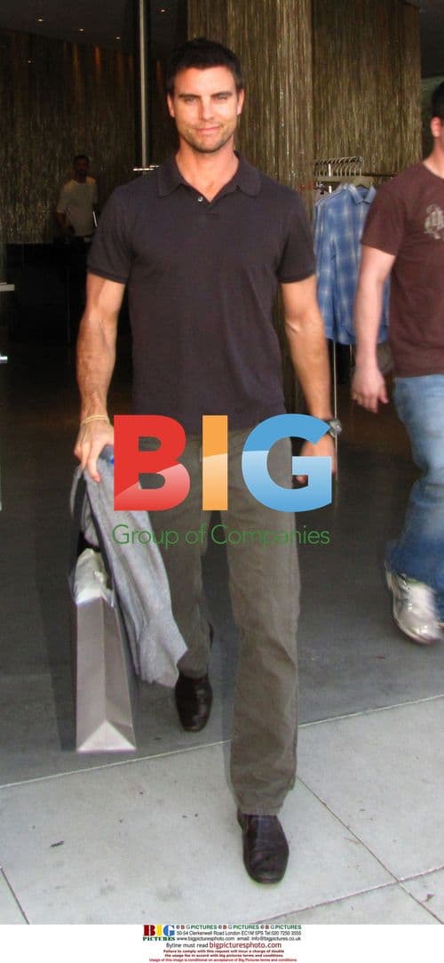 Colin Egglesfield shops at Reiss in LA
