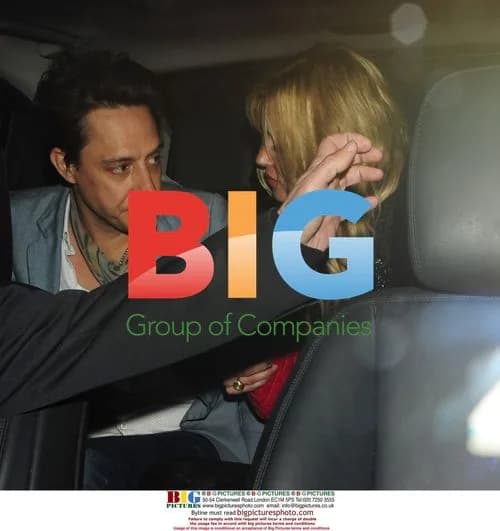 Kate Moss and Jamie Hince Leaving Chinawhites