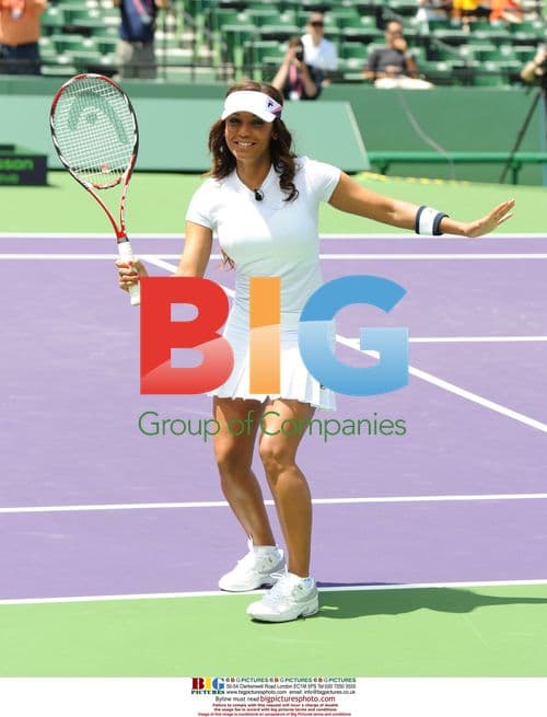 Mel B Plays in Celebrity Tennis Match