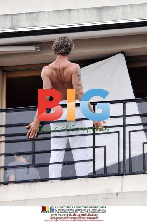 Lapo Elkann's shirtless Paris photoshoot