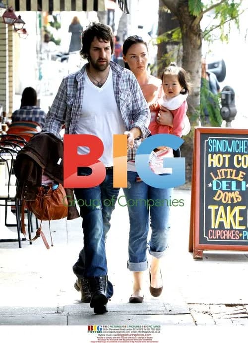 Katherine Heigl and family out to lunch