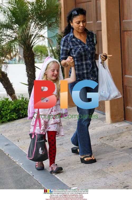 Sunny James arriving home from school