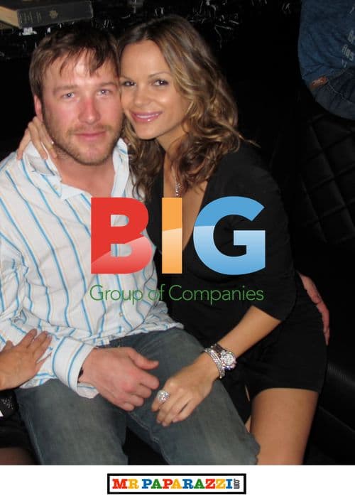 Bode Miller and Goloka Bolte at Victoria's Secret Event