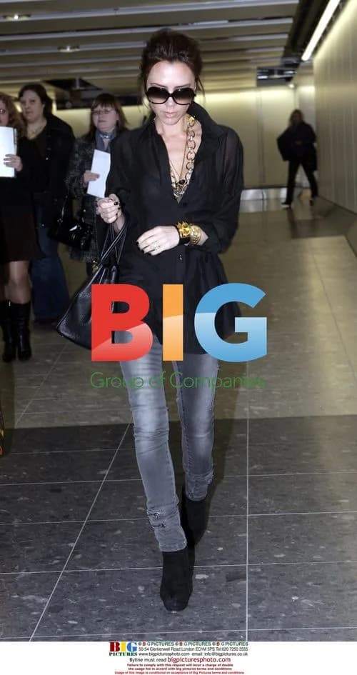 Victoria Beckham at Heathrow