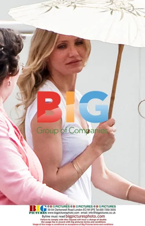Cameron Diaz on set of 'Bad Teacher'