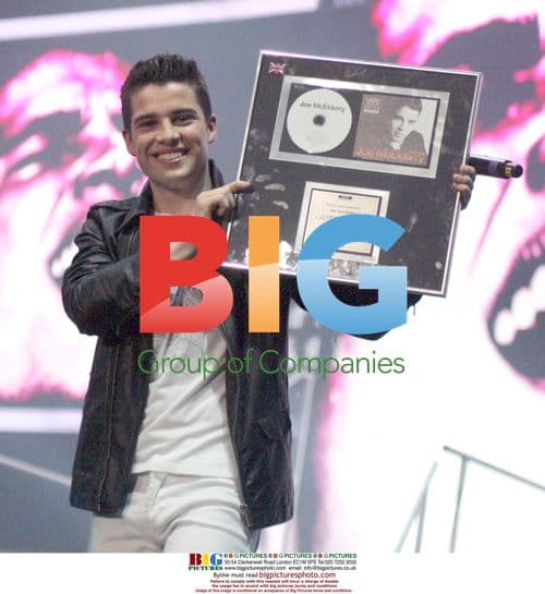 Joe McElderry Presented With Platinum Disc