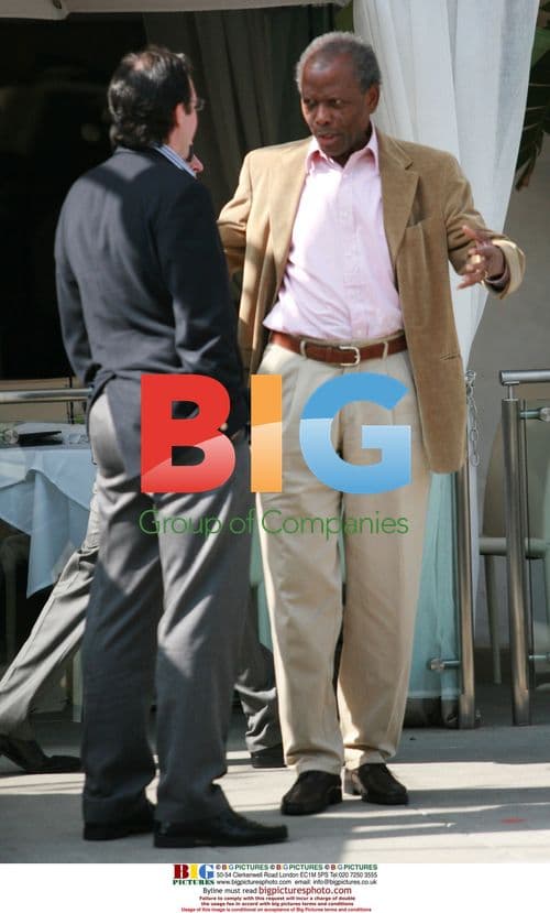 Sidney Poitier Waiting at Villa Blanca