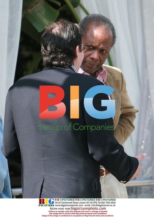 Sidney Poitier Waits for Valet