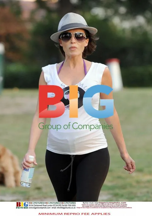 Pregnant Dannii Minogue Takes Afternoon Stroll