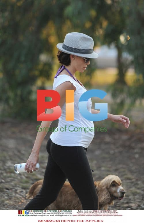 Dannii Minogue Walks Outdoors in Australia